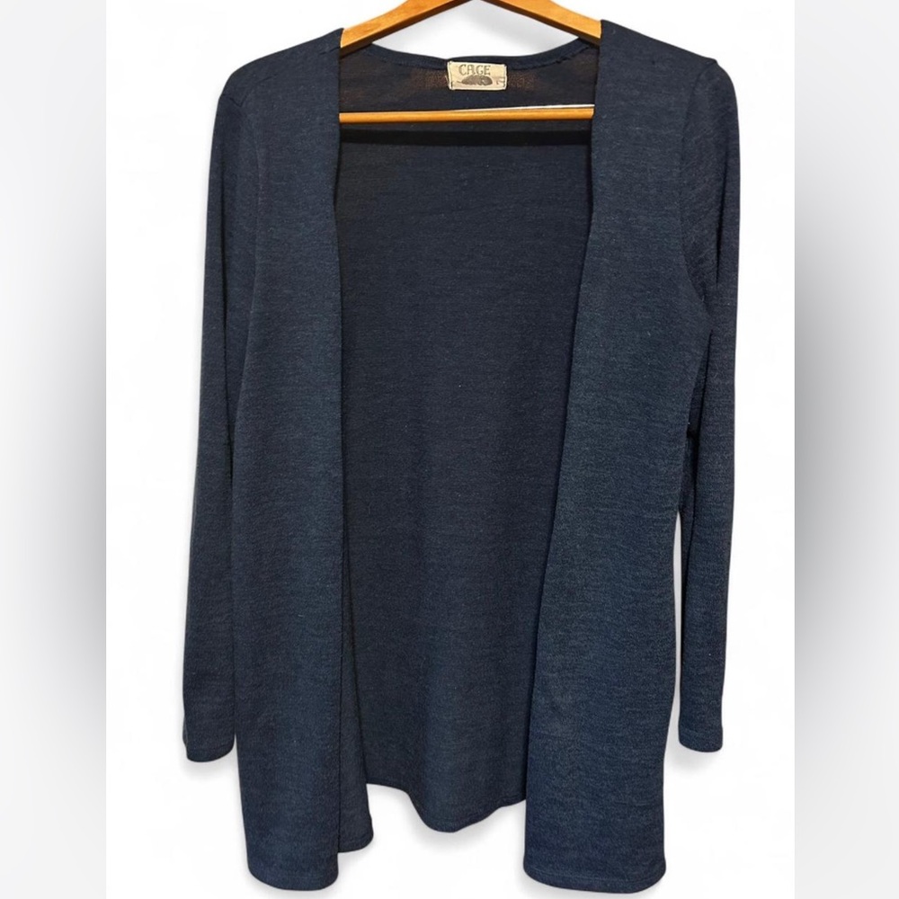 Women's Navy Cardigan Sweater